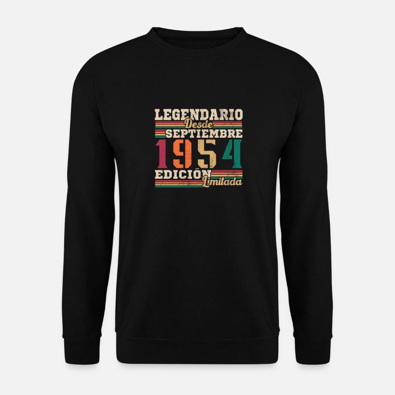 Legendary since 1954 September - Unisex Sweatshirt - black