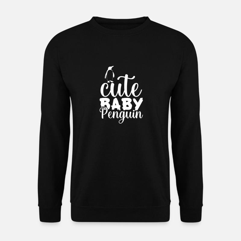 Penguin - Unisex Sweatshirt - black