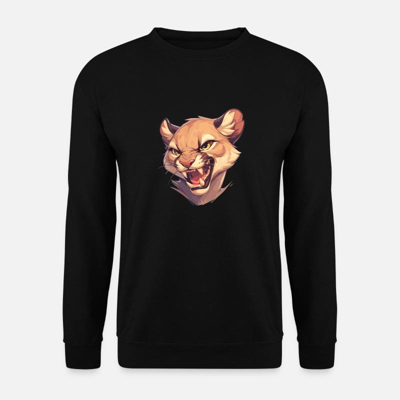Cougar Mountain Lion Mountain Lion - Unisex Sweatshirt - black