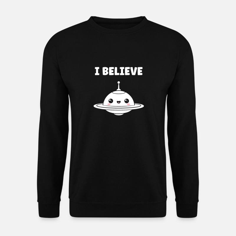 fliegende Untertasse - Unisex Pullover - Schwarz