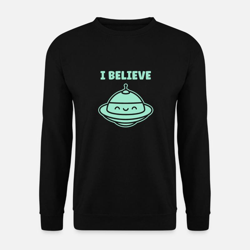 fliegende Untertasse - Unisex Pullover - Schwarz
