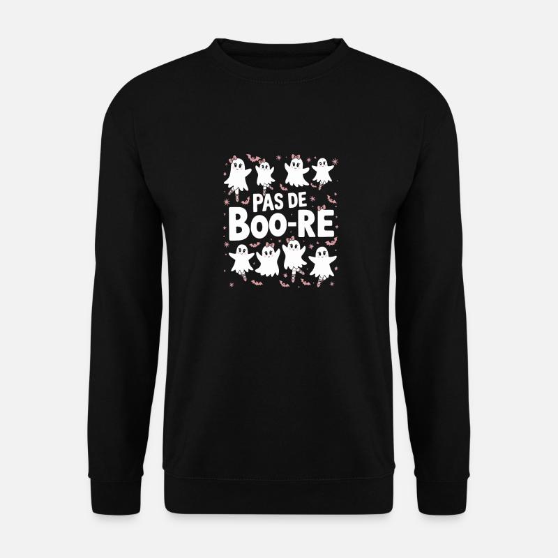 Pas De Boo-re Süßes Geister Ballett Halloween Tanz - Unisex Pullover - Schwarz