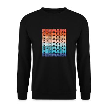 Fehmarn Ostsee für jeden Fehmarner Ostsee - Unisex Pullover - Schwarz - Vorne - Alina (178cm) & Michal (187cm)