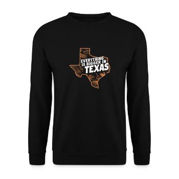 Texas State Texans Texas - Unisex Sweatshirt - black - Front - Alina (178cm) & Michal (187cm)
