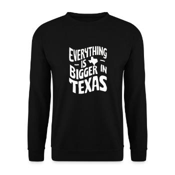 Texas State Texans Texas - Unisex Sweatshirt - black - Front - Alina (178cm) & Michal (187cm)