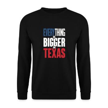 Texas State Texans Texas - Unisex Sweatshirt - black - Front - Alina (178cm) & Michal (187cm)