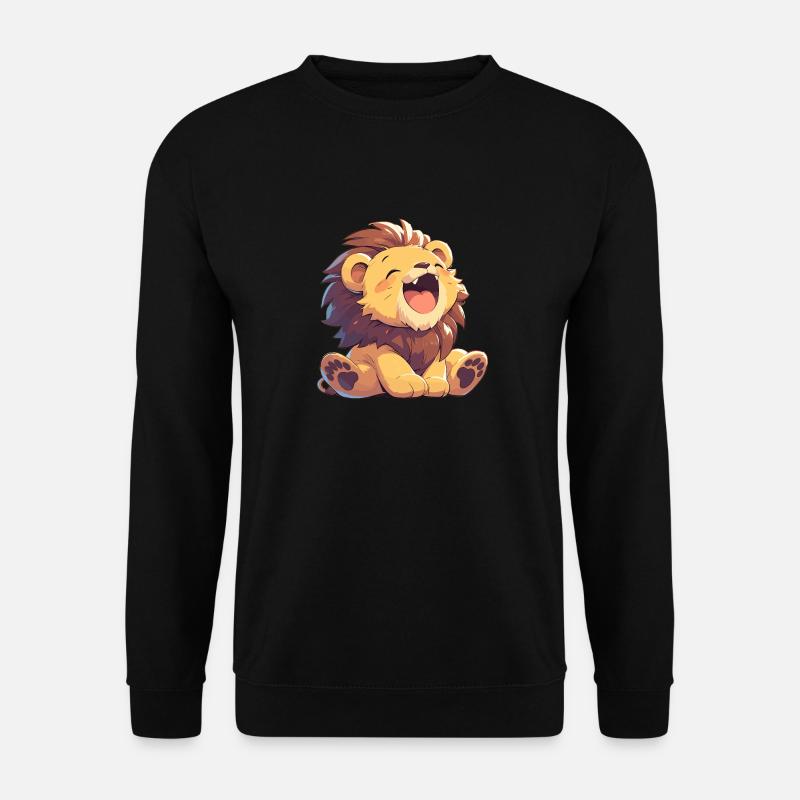 Lion Löwen Löwe - Unisex Sweatshirt - black