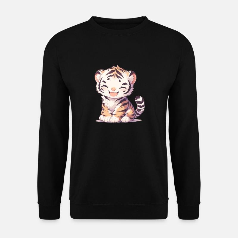 Tiger Großkatze - Unisex Pullover - Schwarz