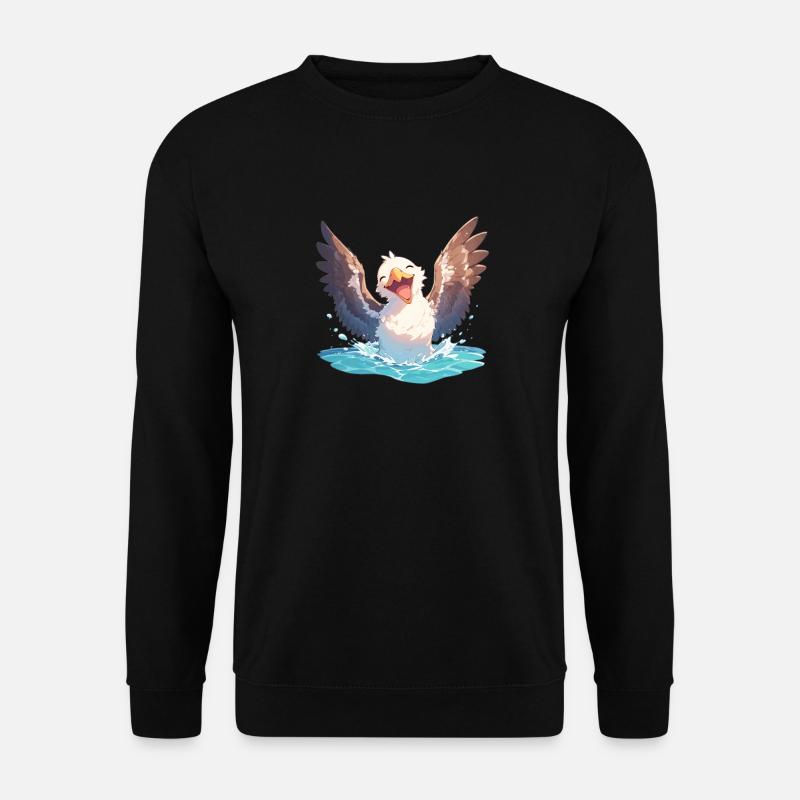 Albatrosse Albatross - Unisex Pullover - Schwarz