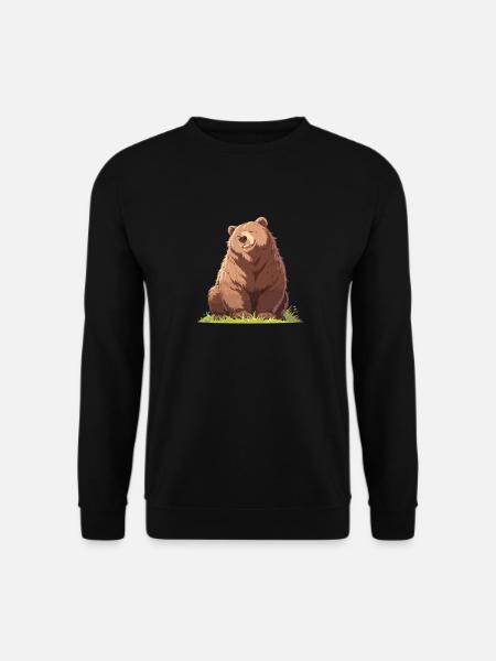 Bear Bären Bär - Unisex Pullover - Schwarz