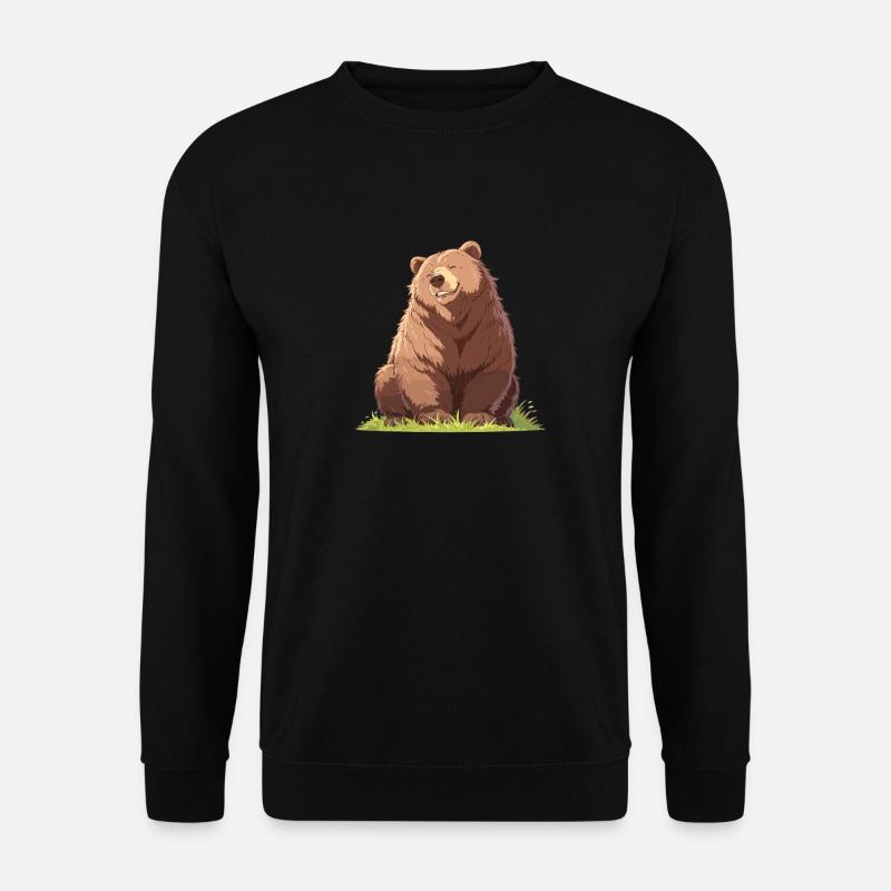 Bear Bären Bär - Unisex Pullover - Schwarz