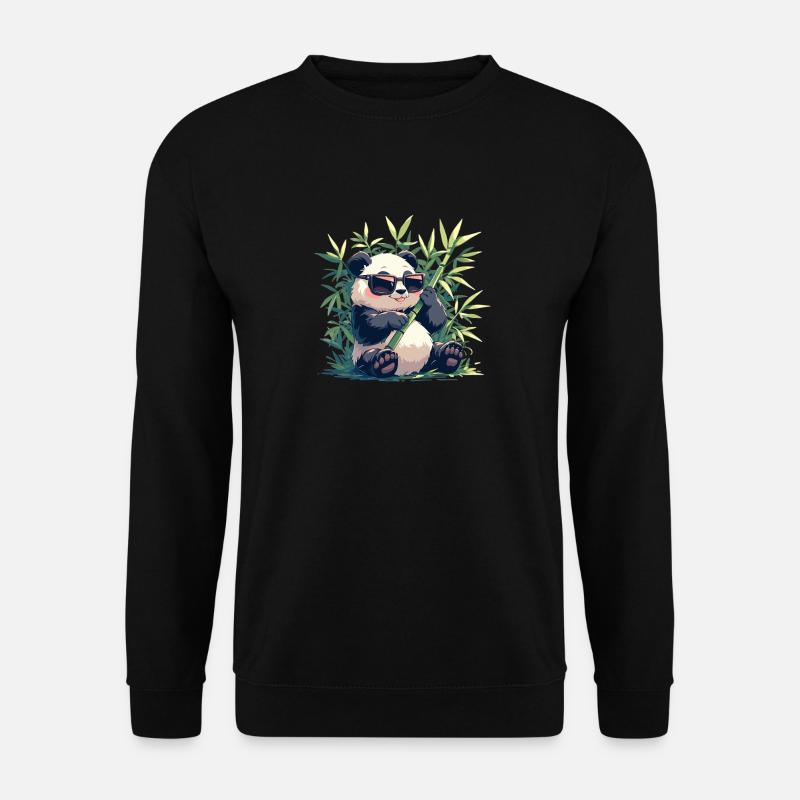 Pandas Panda - Unisex Sweatshirt - black