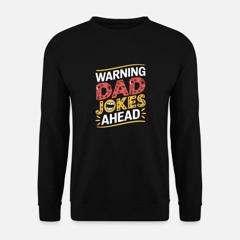 Göttergatte - Papa Witze - Unisex Pullover - Schwarz