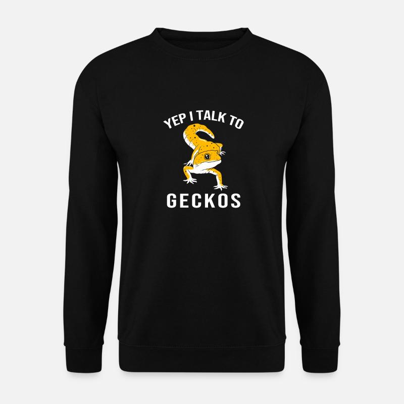 Leopard Gecko - Unisex Pullover - Schwarz