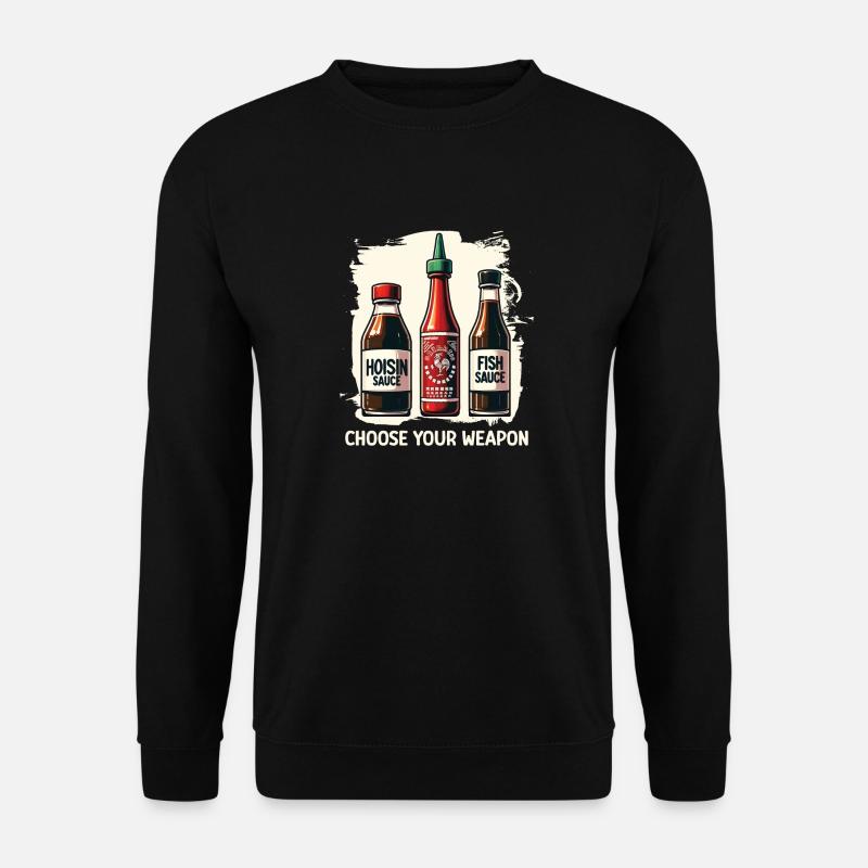 Funny Pho Sauces - Unisex Sweatshirt - black