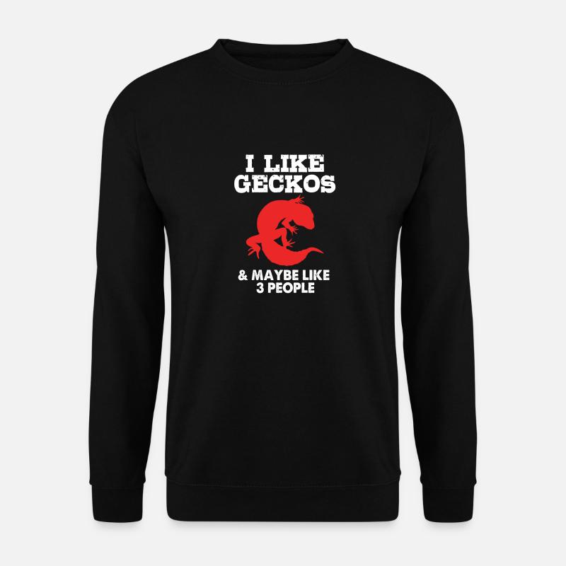 Leopard Gecko - Unisex Pullover - Schwarz