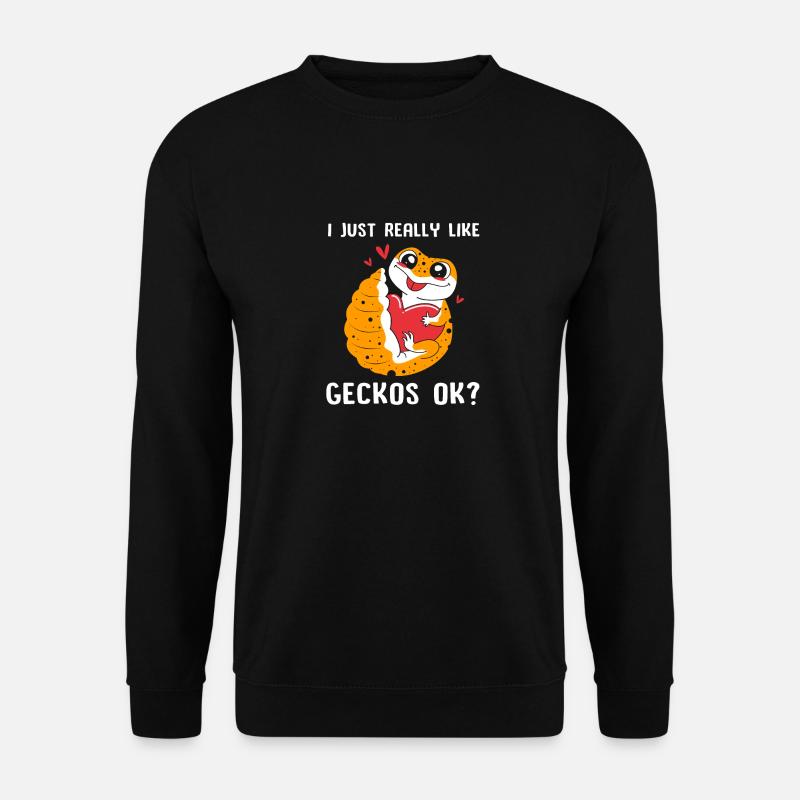 Leopard Gecko - Unisex Sweatshirt - black