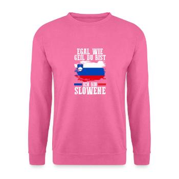 Slowenen Slowenien - Unisex Pullover - Pink - Vorne