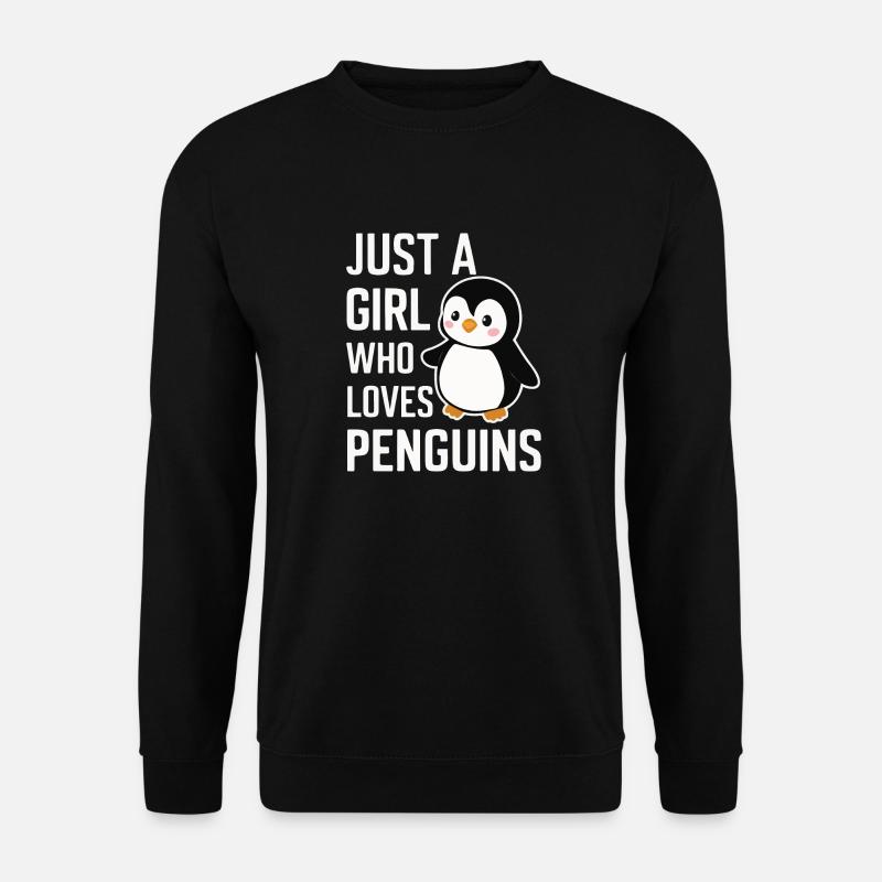 Pinguin Pinguine Tier - Unisex Pullover - Schwarz