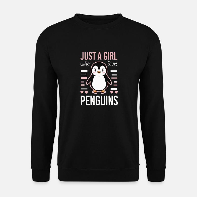 Pinguin Pinguine Tier - Unisex Pullover - Schwarz