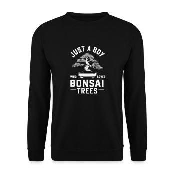 Bonsai Baum Japanisch Bonsai - Unisex Pullover - Schwarz - Vorne - Alina (178cm) & Michal (187cm)