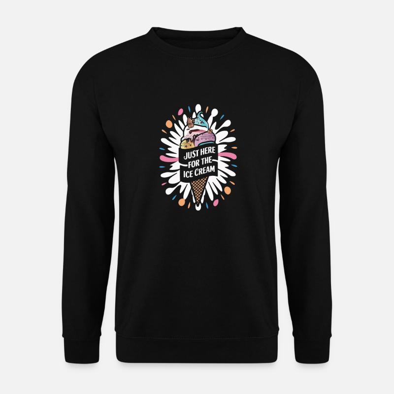 Eiscreme Süßigkeiten Eismilch - Unisex Sweatshirt - black