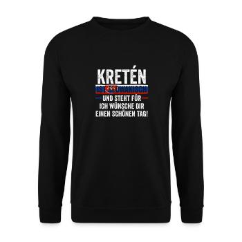 Slowaken Slowakei - Unisex Pullover - Schwarz - Vorne - Alina (178cm) & Michal (187cm)