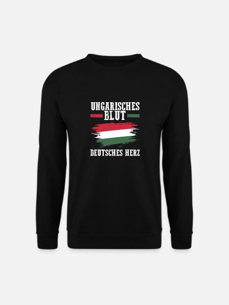 Hungarian Hungarian German Hungary - Unisex Sweatshirt - black