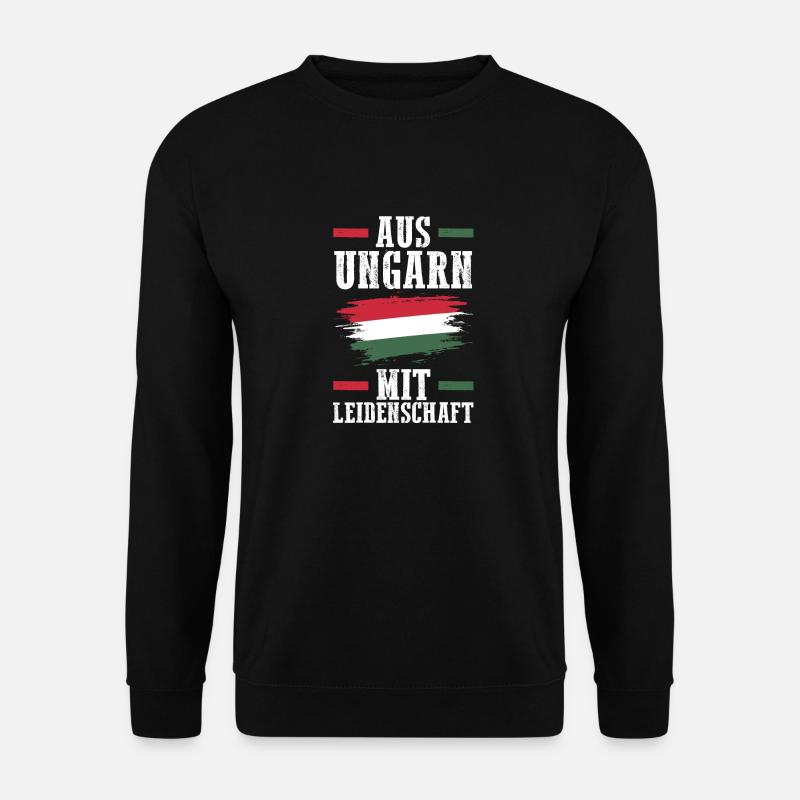 Ungar Ungarisch Ungarn - Unisex Pullover - Schwarz