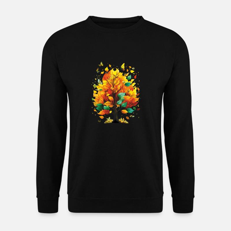 AUTUMN TREE - Unisex Sweatshirt - black