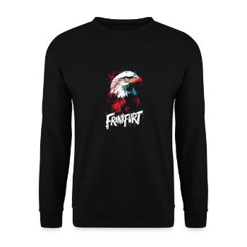 Frankfurt Adler Frankfurter Jungs FFM Ultras - Sweat-shirt Unisexe - noir - Devant - Alina (178cm) & Michal (187cm)