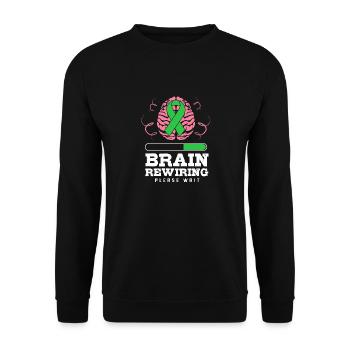 Traumatic brain injury - Unisex Sweatshirt - black - Front - Alina (178cm) & Michal (187cm)