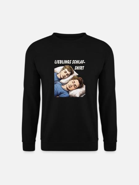 FAVORITE SLEEP SHIRT - Unisex Sweatshirt - black