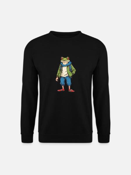 Frog - Unisex Sweatshirt - black
