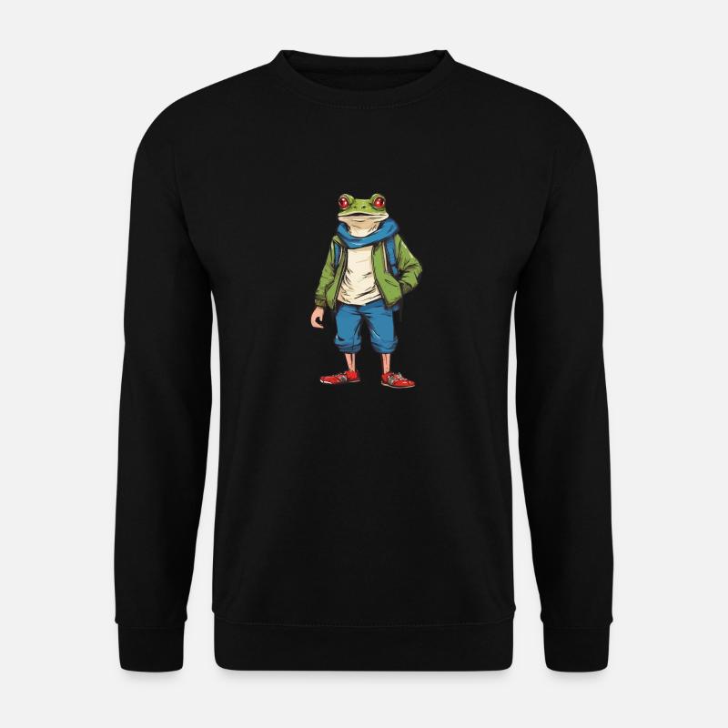 Frog - Unisex Sweatshirt - black