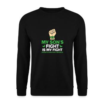 Traumatic brain injury - Unisex Sweatshirt - black - Front - Alina (178cm) & Michal (187cm)
