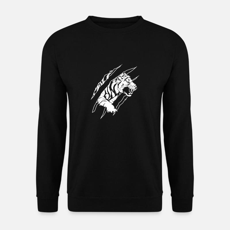White Tiger - Unisex Sweatshirt - black