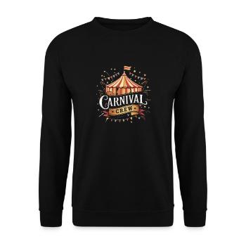 Cirque Carnaval Carnaval - Sweat-shirt Unisexe - noir - Devant - Alina (178cm) & Michal (187cm)