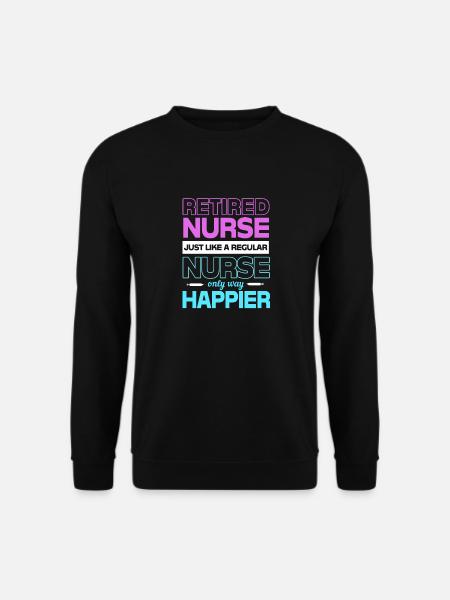 Krankenschwester Rente - Unisex Pullover - Schwarz