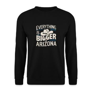 Arizona USA Amerika - Unisex Pullover - Schwarz - Vorne - Alina (178cm) & Michal (187cm)
