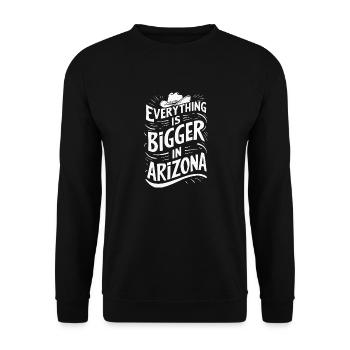 Arizona USA Amerika - Unisex Pullover - Schwarz - Vorne - Alina (178cm) & Michal (187cm)