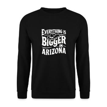 Arizona USA Amerika - Unisex Pullover - Schwarz - Vorne - Alina (178cm) & Michal (187cm)