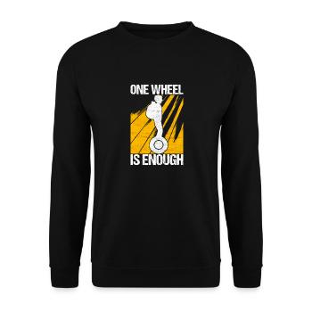 EUC Monoroue - Sweat-shirt Unisexe - noir - Devant - Alina (178cm) & Michal (187cm)