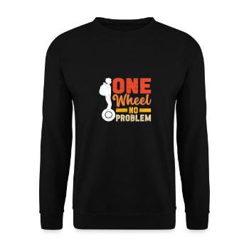 EUC Monowheel - Unisex Sweatshirt - black - Front - Alina (178cm) & Michal (187cm)