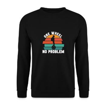 EUC Monowheel - Unisex Sweatshirt - black - Front - Alina (178cm) & Michal (187cm)