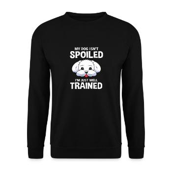 Maltais - Sweat-shirt Unisexe - noir - Devant - Alina (178cm) & Michal (187cm)