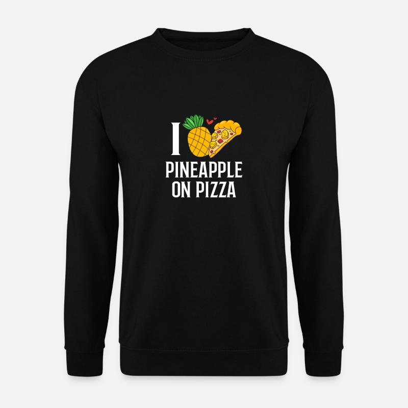 Pizza Hawaii Pizza Pineapple - Unisex Sweatshirt - black