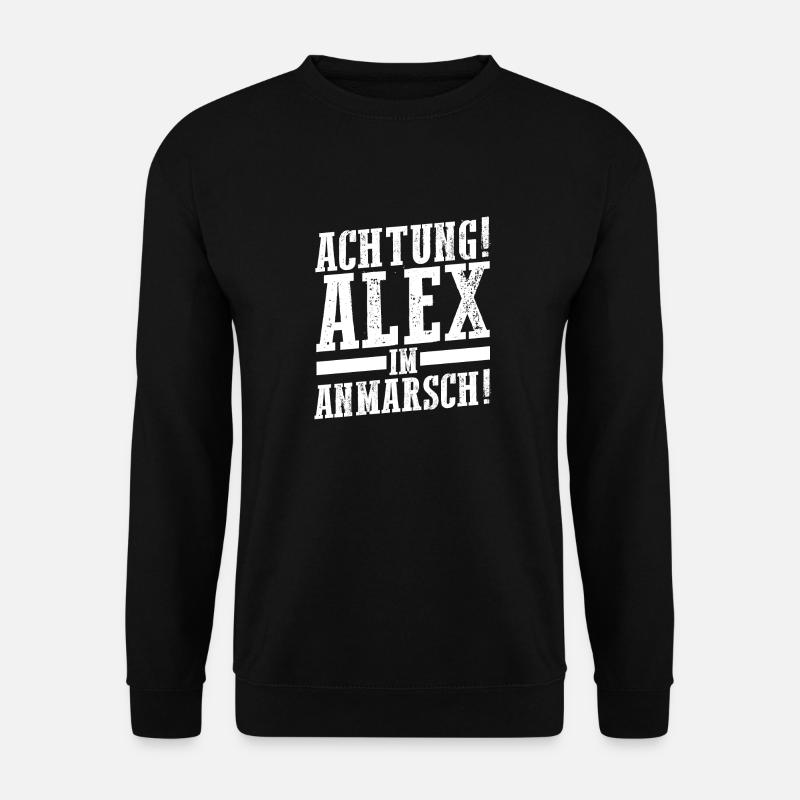 Alexander Alexandra Alexa Alex - Unisex Pullover - Schwarz