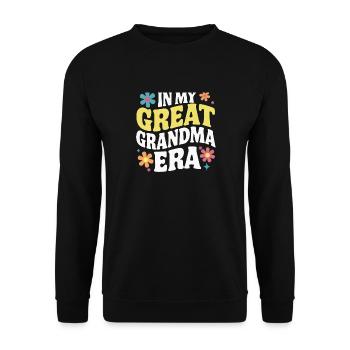 Grandma Grandmother Mother's Day Family - Unisex Sweatshirt - black - Front - Alina (178cm) & Michal (187cm)