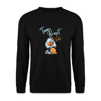 Équipe Bride & Spritz Hen Party Group - Sweat-shirt Unisexe - noir - Devant - Alina (178cm) & Michal (187cm)